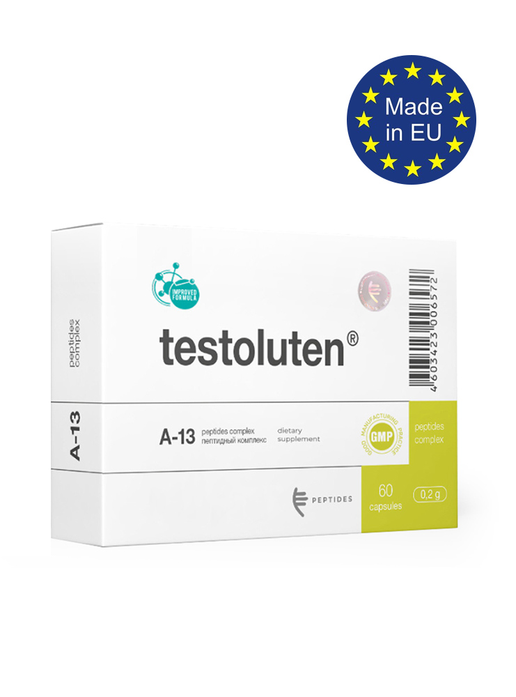 Тестолутен (Testoluten) - биорегулятор яичек (мужской половой системы) А-13