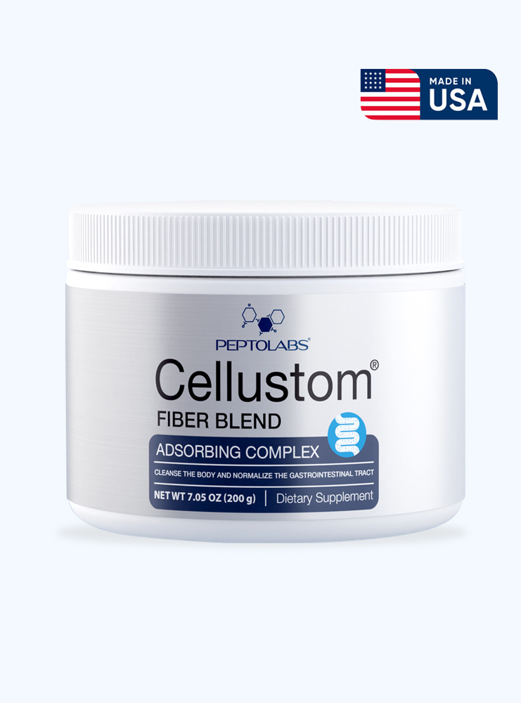 Cellustom клетчатка, пищевые волокна для жкт
