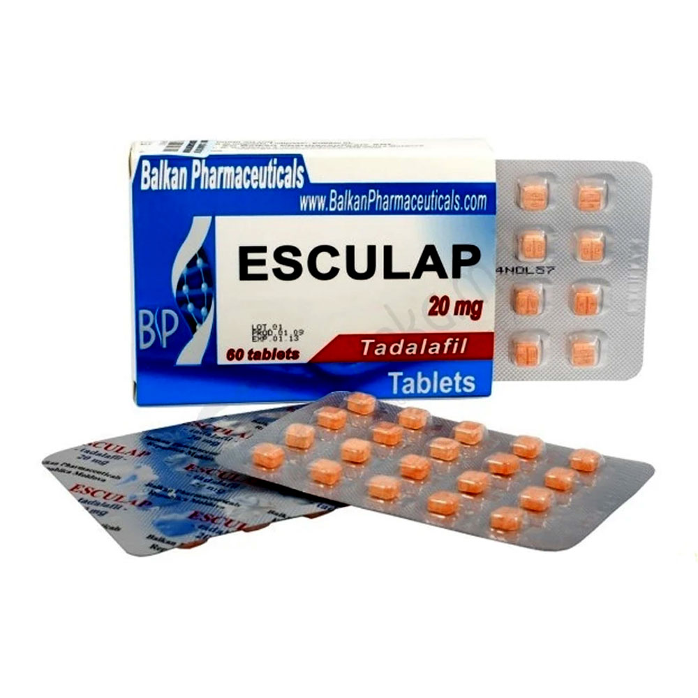 Эскулап 20 табл, по 20 mg (Escylap) Balkan