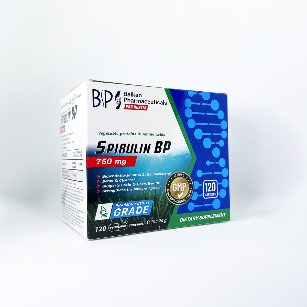 Spirulin BP источник энергии, молодости и защиты