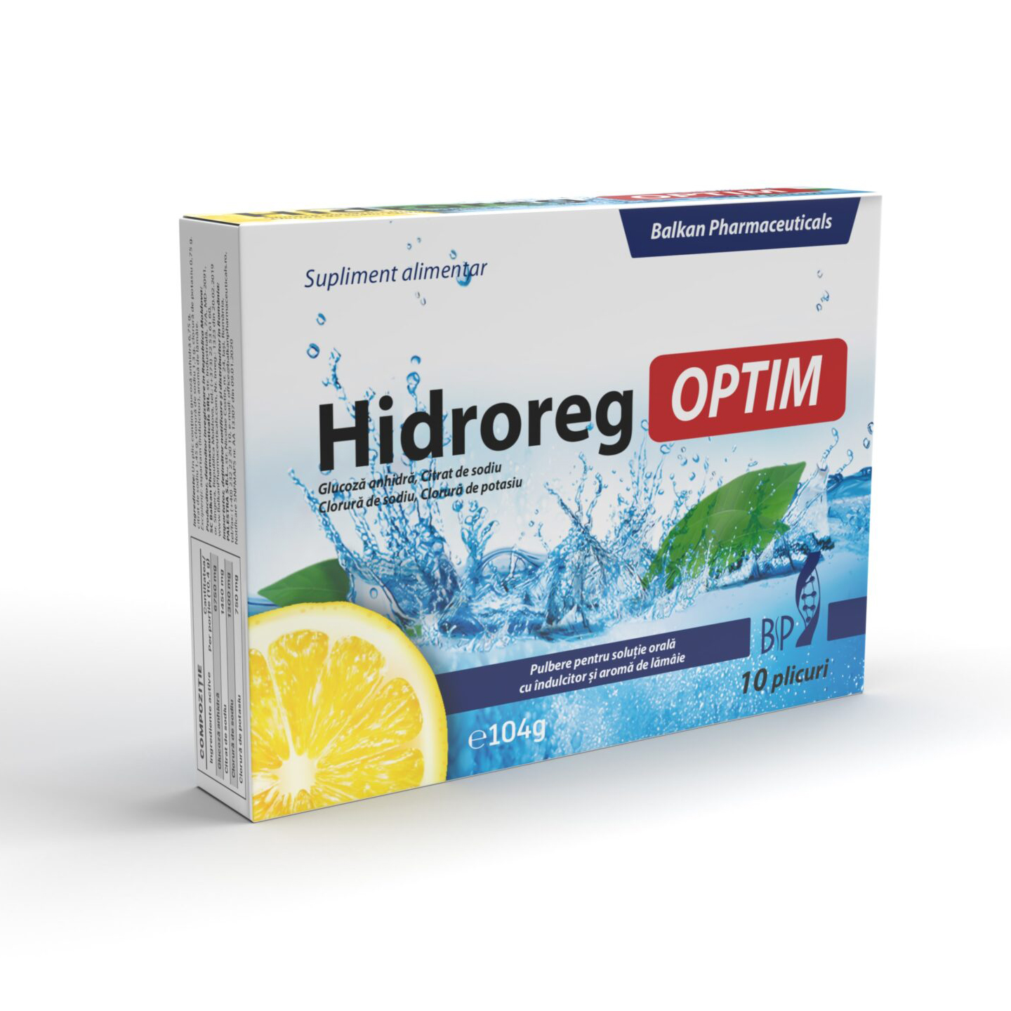 Hidroreg OPTIM  быстро компенсирует потерю жидкости и электролитов