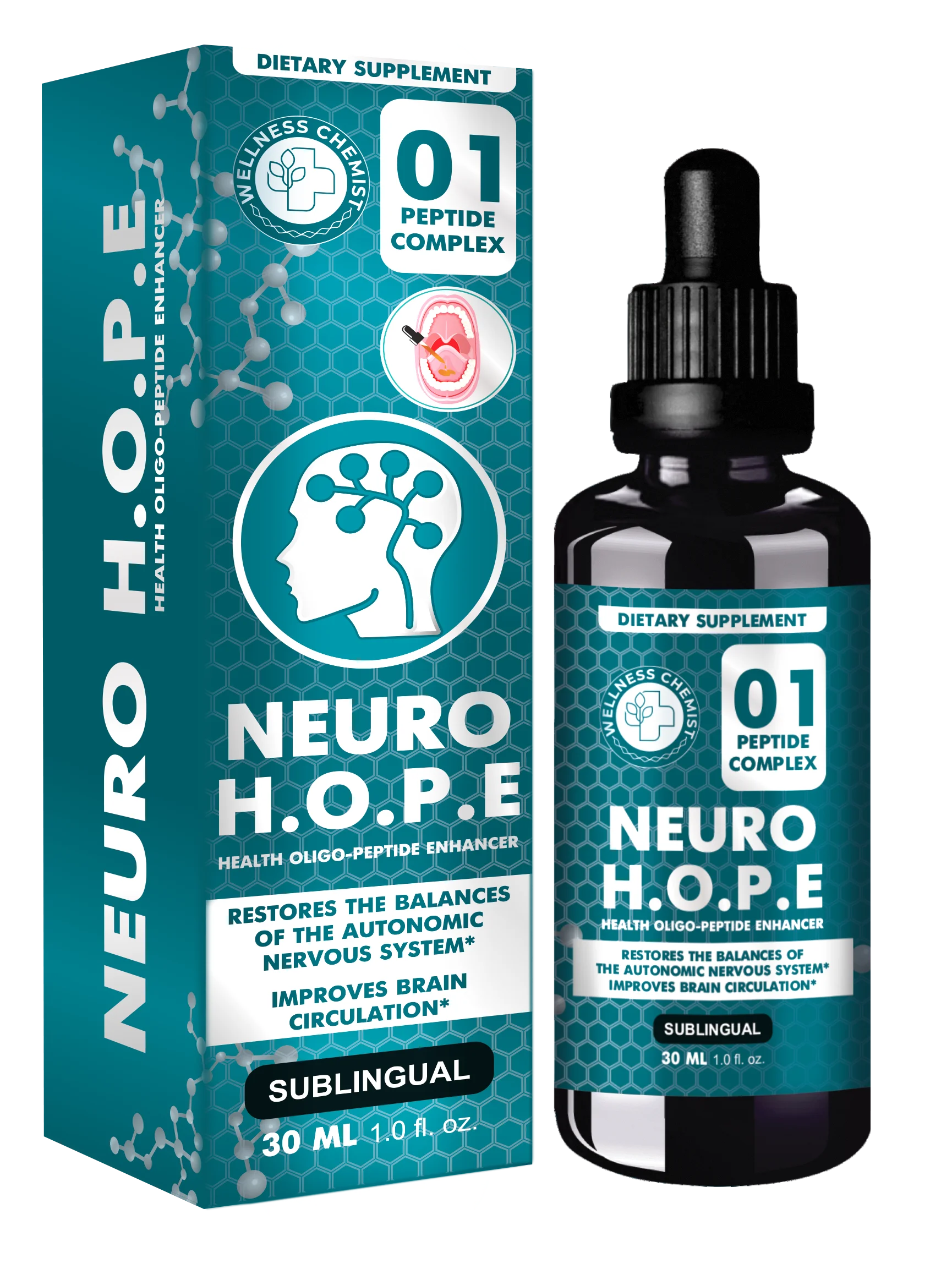 H.O.P.E. Neuro - Пептидный комплекс №1 для нервной системы H.O.P.E. Neuro - Пептидный комплекс №1 для нервной системы