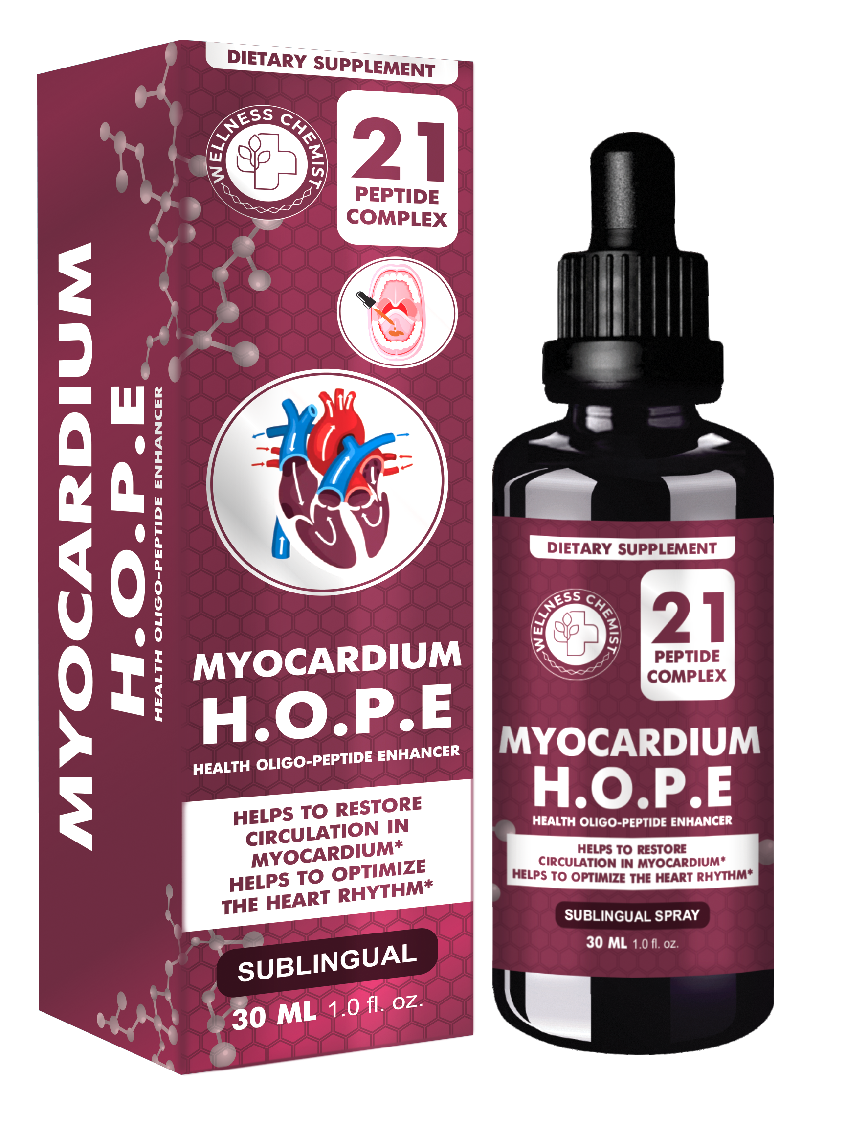 H.O.P.E. Myocardium пептидный комплекс №21 для миокарда H.O.P.E. Myocardium пептидный комплекс №21 для миокарда